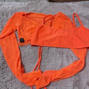 Orange Kids Top Set